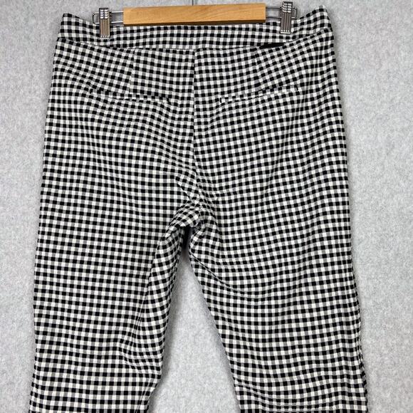 Scotch & Soda Pants Women's Size XL Aloha Hula Trouser High Rise Gingham Check - Picture 5 of 15